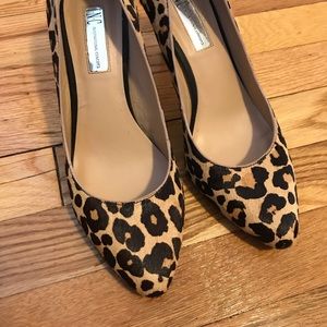 INC animal print pumps